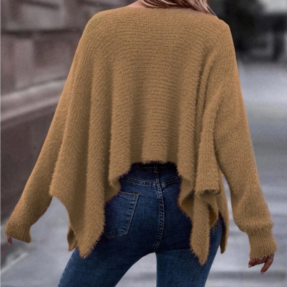 Luxe batwing sleeve loose fit sweater top - Picture 3 of 6